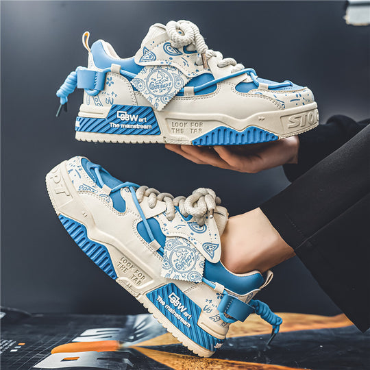 Damen Sportliche Trend Sneakers mit außergewöhnlichem Design EB