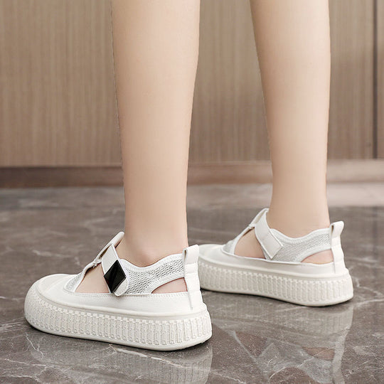 Damen Atmungsaktive Slingback Sneakers mit flexibler Laufsohle und rutschfestem Profil EB