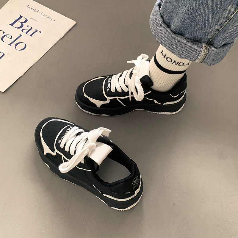 Damen Sportliche Freizeitschuhe mit atmungsaktivem Obermaterial und starker Sohle EB