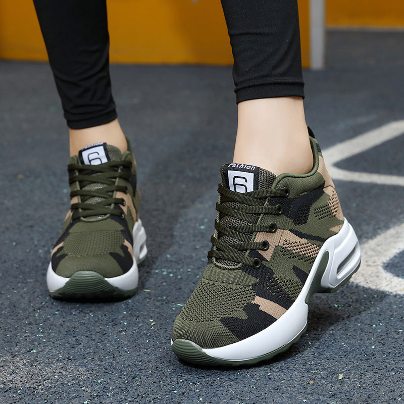 Damen Hochwertige Air-Cushion Sneakers mit atmungsaktivem Obermaterial EB