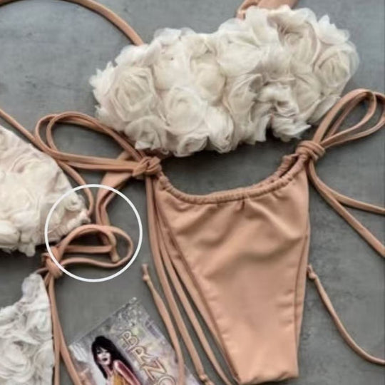 Damen Bikiniset mit floralem Design EB
