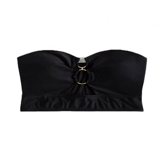 Damen Bandeau-Bikini-Oberteil mit innovativer Raffung EB