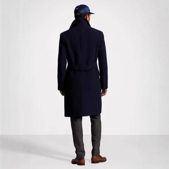 Herren eleganter klassischer Übercoat mit herausnehmbarer Weste EB