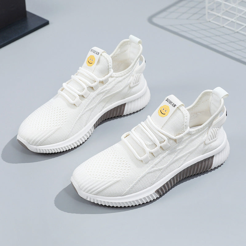 Damen Sportliche Lifestyle-Sneaker mit atmungsaktivem Obermaterial und rutschfester Sohle EB