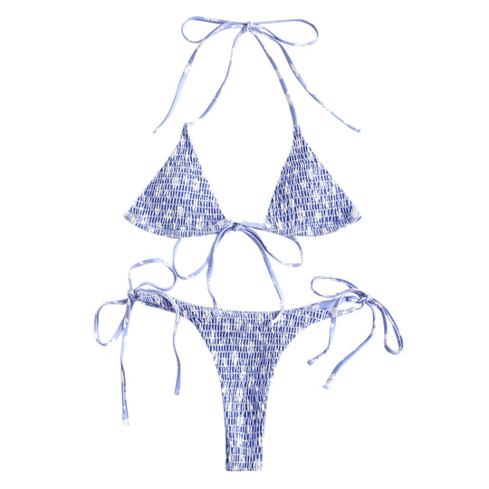 Damen Bikiniset mit verspieltem Rüschen-Design EB