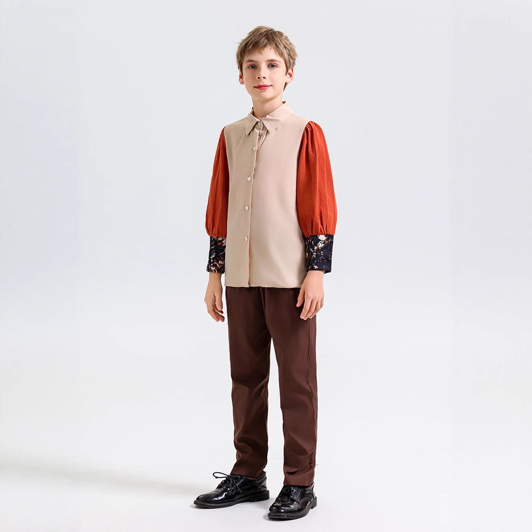 Jungen Trachten-Outfit mit floralen Akzenten EB