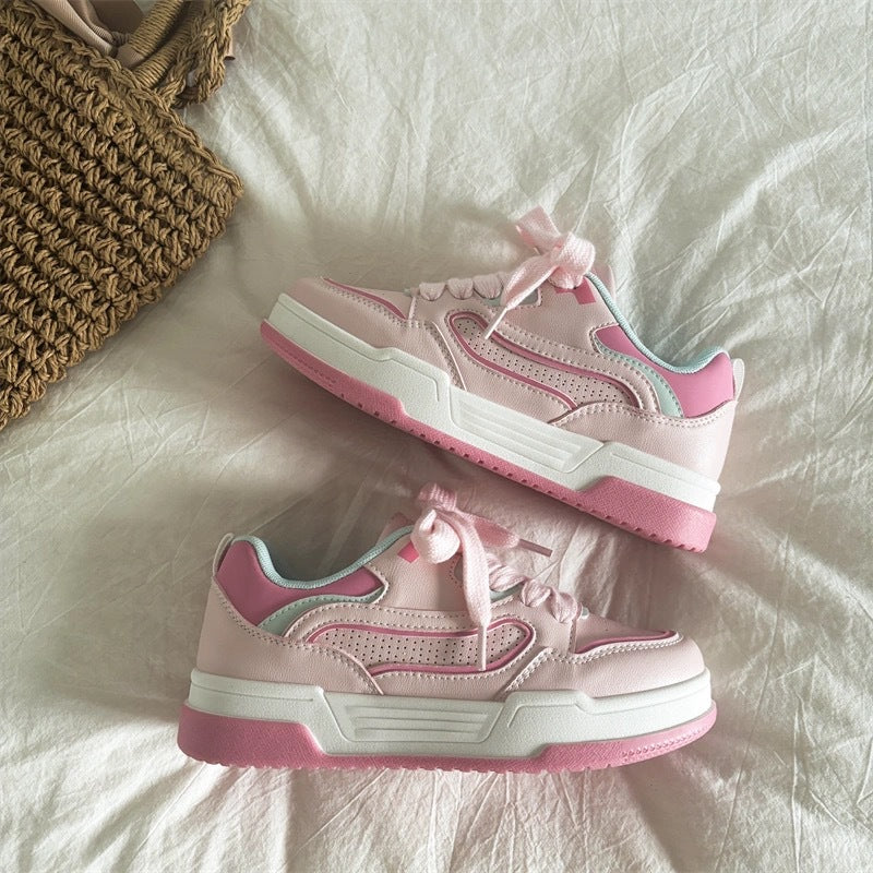 Damen Modische Sneakers mit flexiblem Design und robustem Profil EB