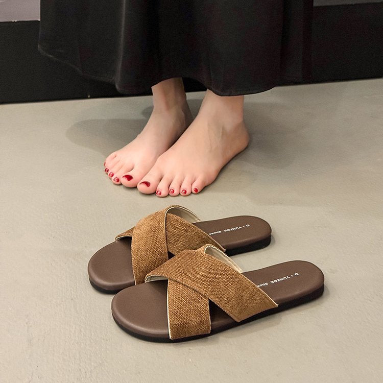 Damen bequeme und stilvolle Schlappen EB