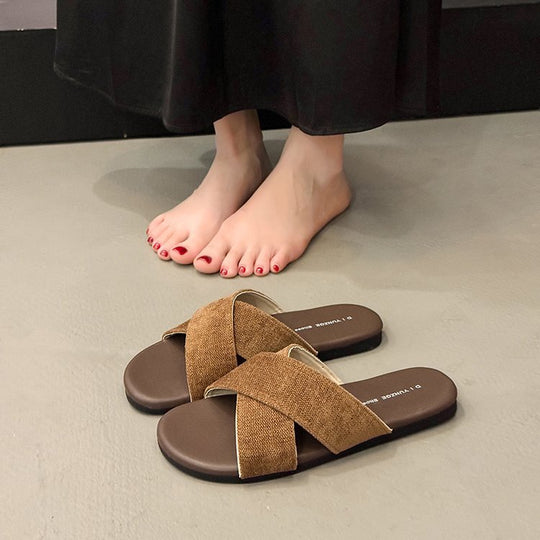 Damen bequeme und stilvolle Schlappen EB