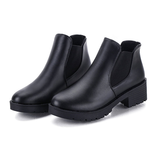 Damen Chelsea-Stiefel mit elastischen Einsätzen und komfortabler Laufsohle EB