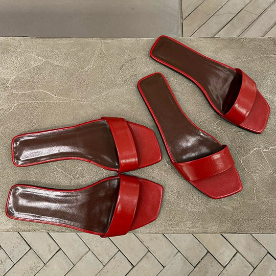 Damen Elegante und moderne Sling-Sandalen mit breitem Riemen EB