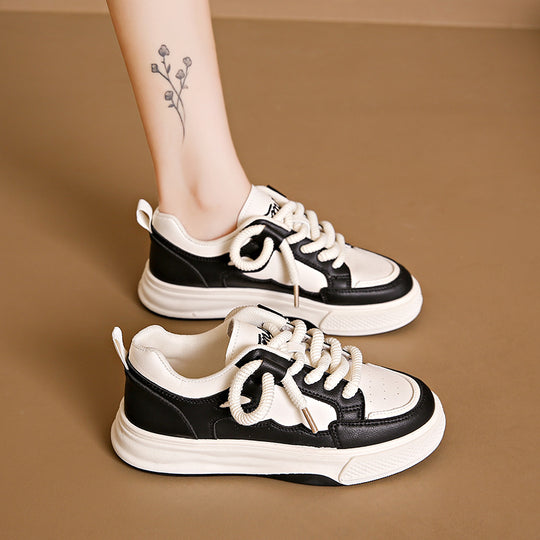 Damen Sportliche Sneakers mit atmungsaktivem Obermaterial und modischen Akzenten EB