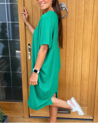 Damen Übergröße Sommerkleid EB