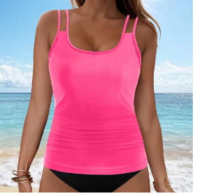 Damen Tankini-Oberteil mit modischem Rüschendesign EB
