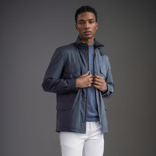 Herren funktionale Jacke im urbane Stil mit praktischen Taschen EB