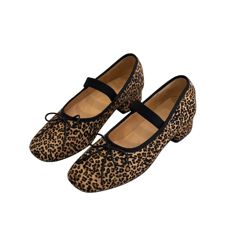 Damen Elegante Ballerinas mit Schleifen-Detail EB
