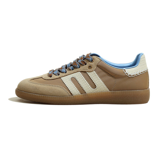 Damen Freizeit Sneakers mit hochwertiger Oberflächenstruktur und modischen Schnürdetails EB