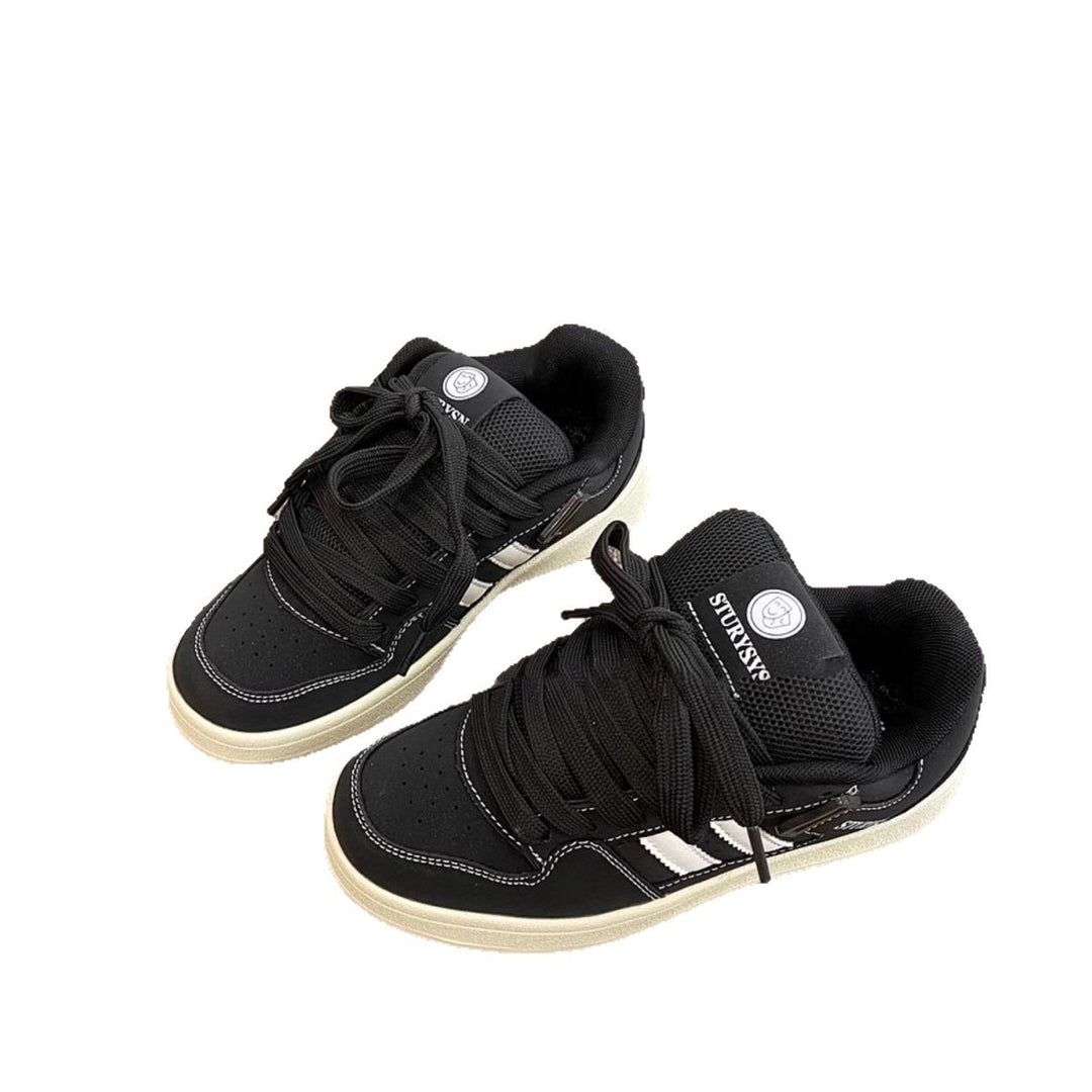 Damen Sneakers im urbanen Retro-Stil mit gepolsterter Innensohle und rutschfester Laufsohle EB