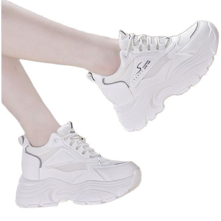 Damen High-Top Sneakers mit trendigem Chunky-Design und atmungsaktiver Obermaterialkombination EB