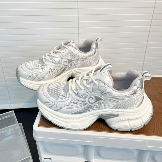 Damen Sportliche Sneakers mit atmungsaktivem Mesh und dämpfendem Design EB