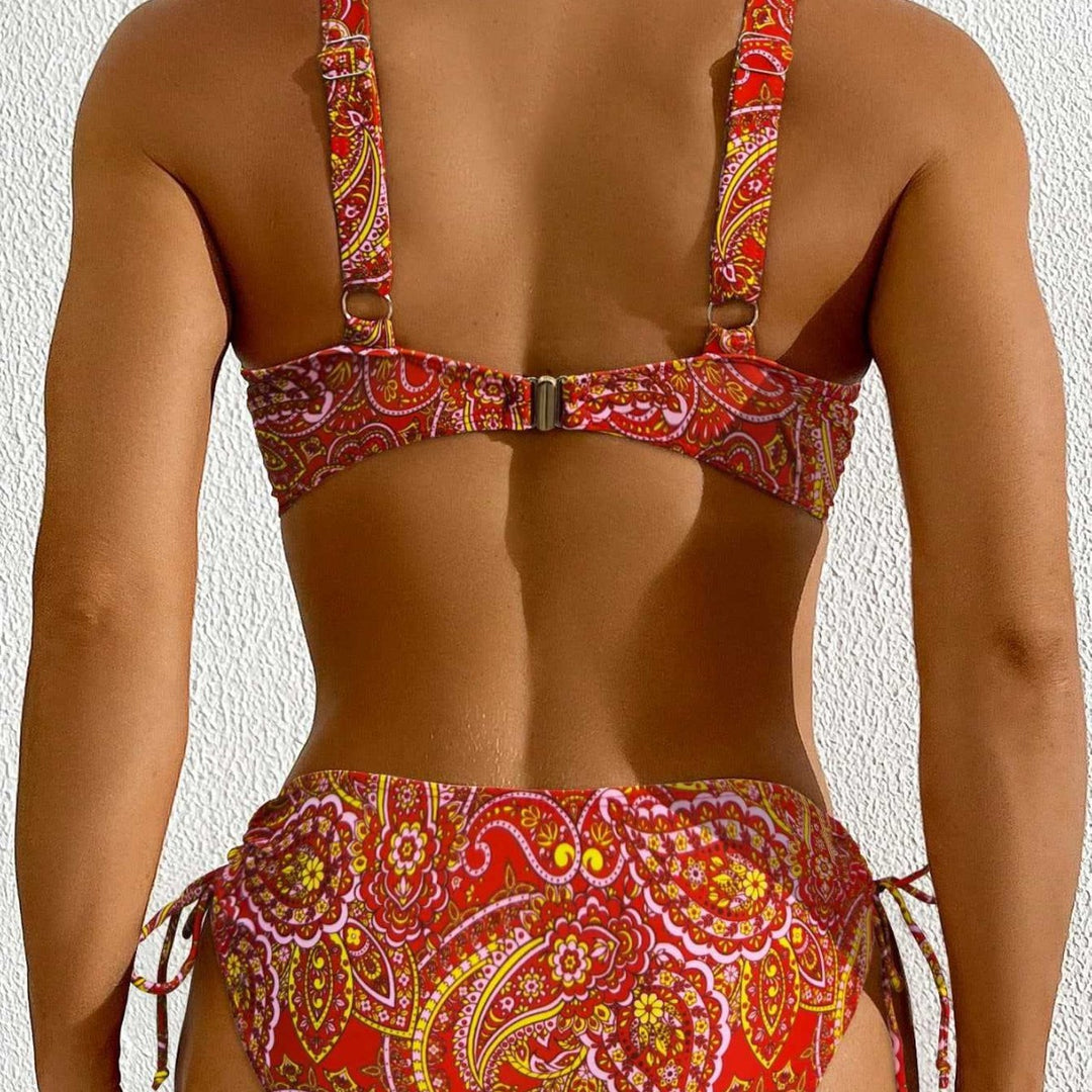 Damen Triangel-Bikini mit verstellbaren Trägern EB