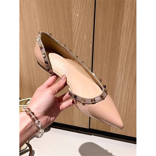 Damen spitze Pumps mit dekorativen Nieten EB