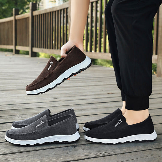 Damen Bequeme Slip-On Schuhe mit rutschfester Sohle und Verstärkung EB