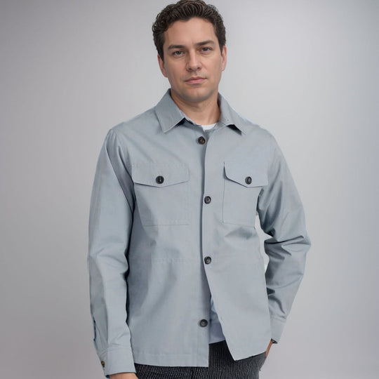 Herren modische leichtgewichtige Chore-Jacke mit praktischen Taschen EB