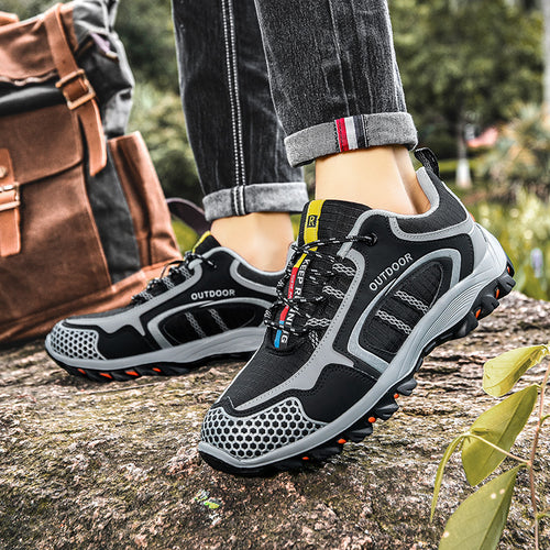 Damen Multifunktionale Outdoor-Sneaker mit rutschfester Sohle und atmungsaktiven Mesh-Einsätzen EB