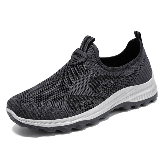 Damen Bequeme Slip-On Sportschuhe mit atmungsaktivem Mesh-Obermaterial EB