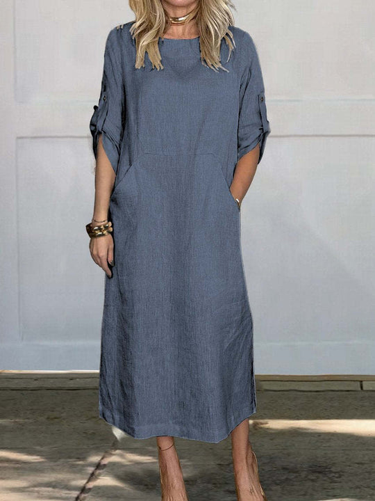 Damen Leichte Sommerkleid EB