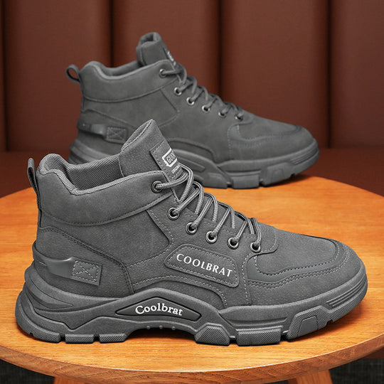 Damen Sportliche High-Top Sneakers mit Wärmeisolierung und rutschfester Sohle EB