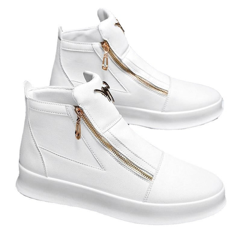 Damen Mode Stiefeletten mit Reißverschluss und gepolstertem Fußbett EB