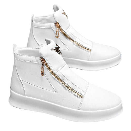 Damen Mode Stiefeletten mit Reißverschluss und gepolstertem Fußbett EB