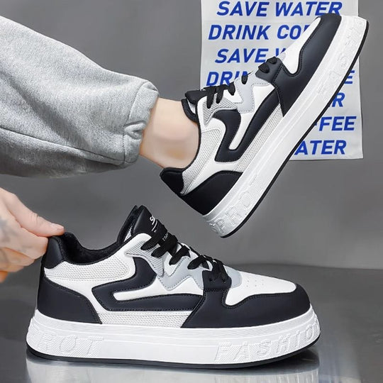 Damen Sportliche Sneakers mit atmungsaktiver Oberflächenstruktur und rutschfester Sohle EB