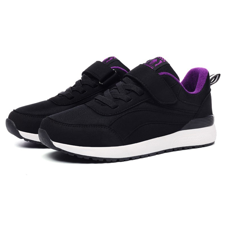 Damen Sportliche Sneakers mit praktischem Klettverschluss und gepolstertem Innenfutter EB