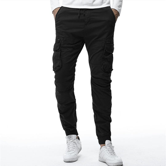 Herren Cargohose mit mehreren praktischen Taschen und elastischem Bund EB