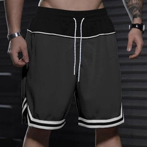 Herren Sportliche Badeshorts mit verstellbarem Tunnelzug und atmungsaktivem Gewebe EB