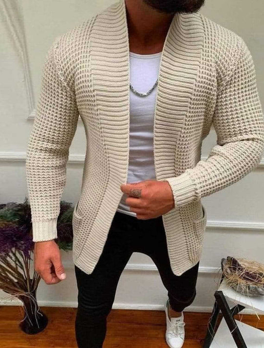Herren Strickjacke mit modernem Schnitt EB
