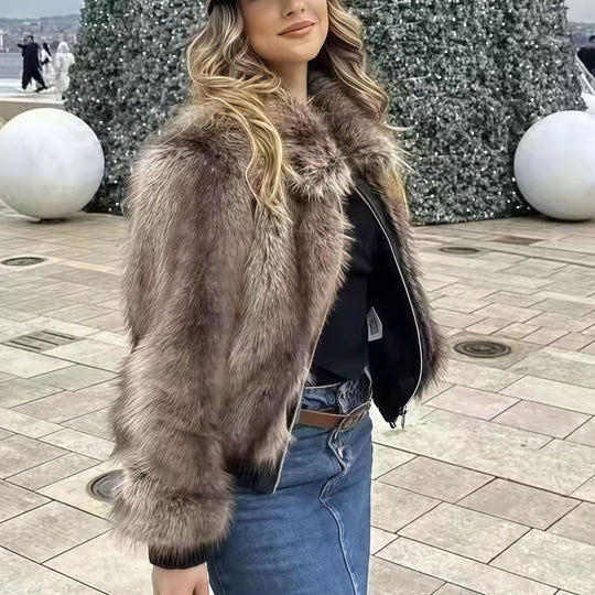 Damen Militärisch inspiriere Kurzjacke EB