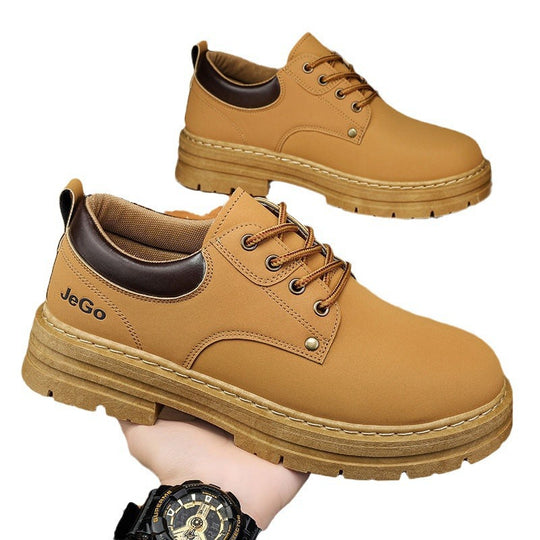 Damen Modische Schnürschuhe mit robustem Design und rutschfester Sohle EB