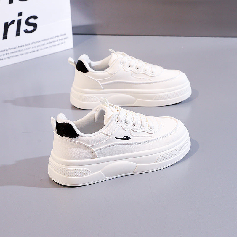 Damen modische Sneakers mit dicker Plattform und atmungsaktiver Oberseite EB