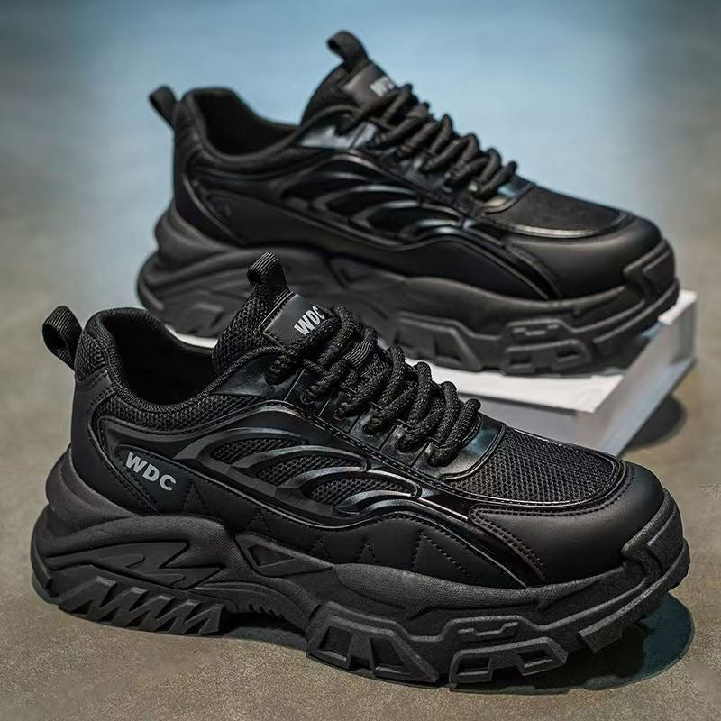 Damen Chunky Sneakers mit atmungsaktiver Mesh-Oberfläche und stoßdämpfender Sohle EB