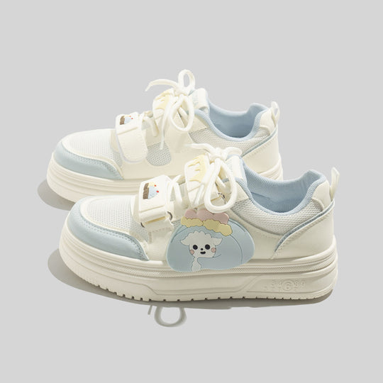 Damen Sneakers mit niedlichem Tiermotiv und ergonomischem Design EB