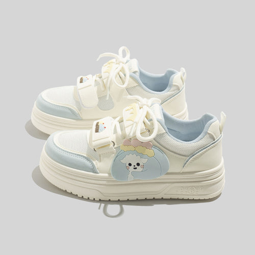 Damen Sneakers mit niedlichem Tiermotiv und ergonomischem Design EB