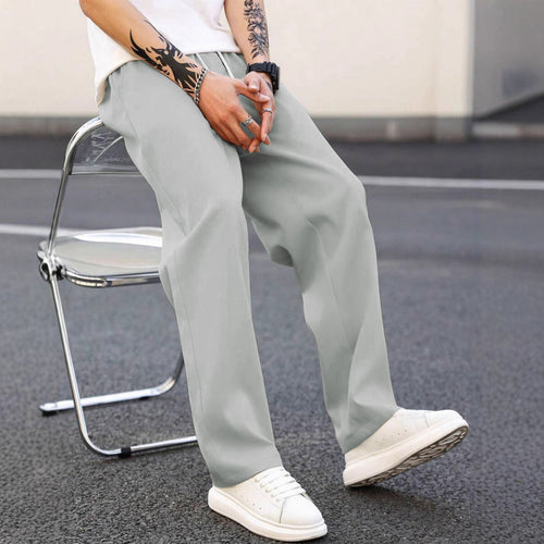 Herren modische Freizeithose mit weiter Passform und elastischem Bund EB