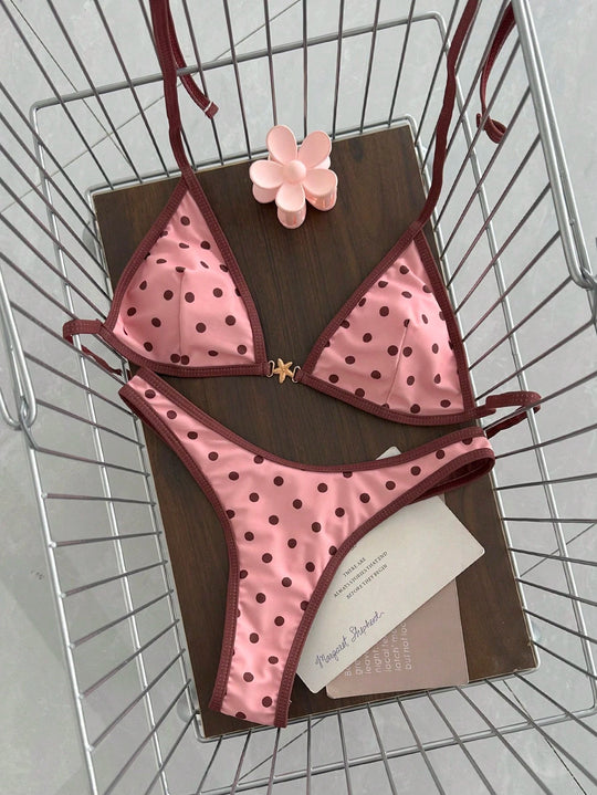 Damen Triangel-Bikini mit eleganter Rippstruktur EB