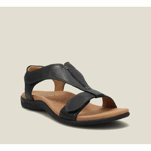 Damen Bequeme Sandalen mit anatomischem Fußbett und verstellbarem Riemendesign EB
