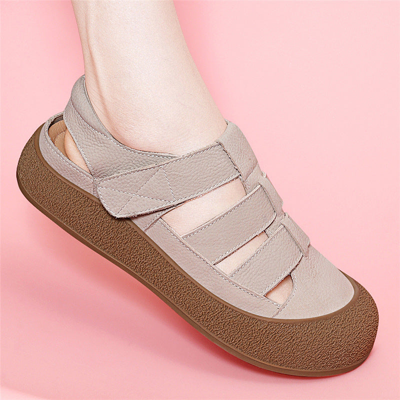 Damen Komfortable Freizeitsandalen mit verstellbaren Riemen EB