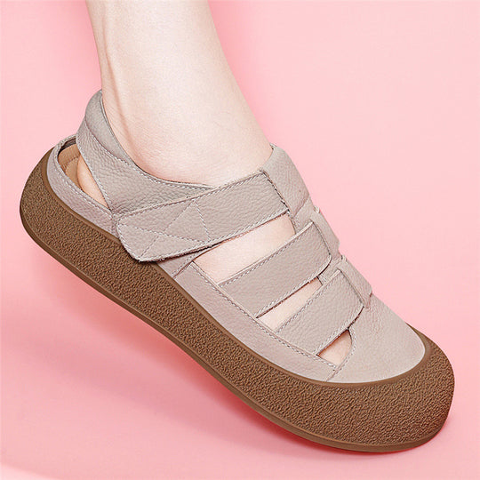 Damen Komfortable Freizeitsandalen mit verstellbaren Riemen EB